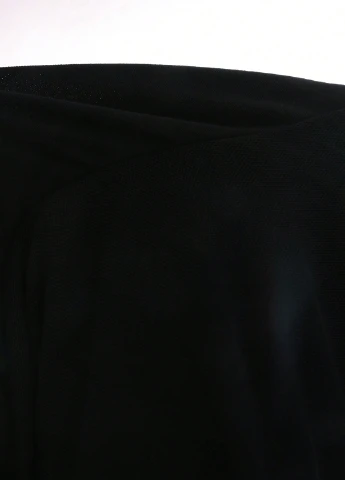 Черная кэжуал однотонная юбка SHEIN