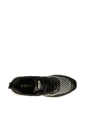 Чорно-білі осінні кросівки Benito