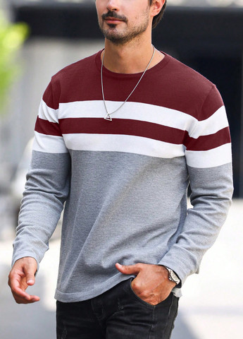 Бордовый демисезонный джемпер джемпер SHEIN