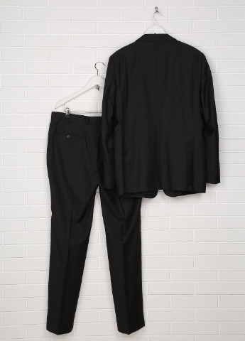 Графитовый демисезонный костюм (пиджак, брюки) брючный Massimo Dutti