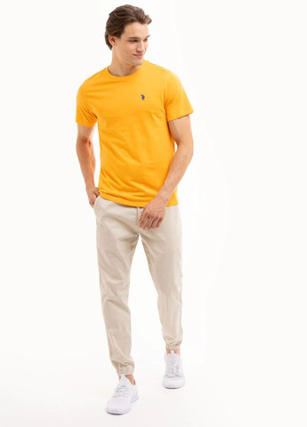 Оранжевая футболка U.S. Polo Assn.