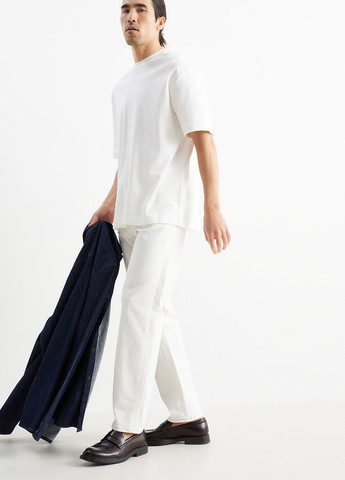 Молочные демисезонные регюлар фит джинсы C&A