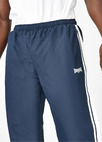 Синие кэжуал, спортивные демисезонные джоггеры брюки Lonsdale