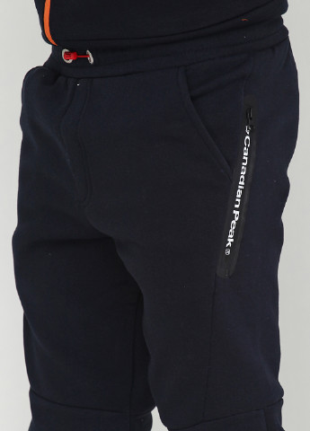 Темно-синие спортивные демисезонные со средней талией брюки Canadian Club
