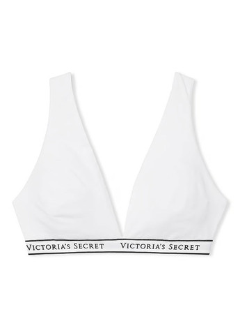 Білий бралетт бюстгальтер Victoria's Secret без кісточок поліамід