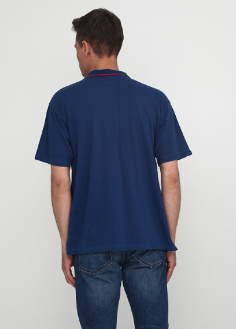 Синяя футболка-поло для мужчин Lidl однотонная