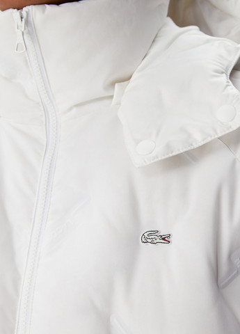 Біла демісезонна куртка Lacoste