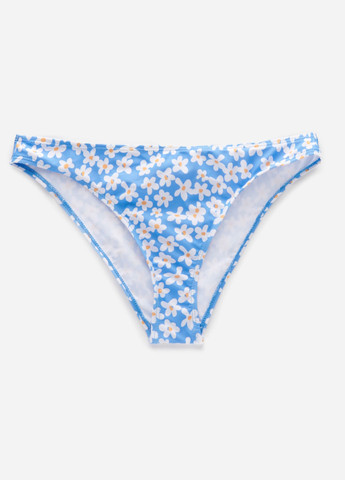 Голубой купальные трусики с цветочным принтом House