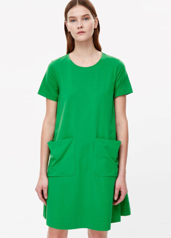 Зеленое кэжуал платье Cos однотонное