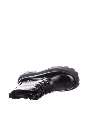 Зимние ботинки Alromaro лаковые, со шнуровкой, на тракторной подошве