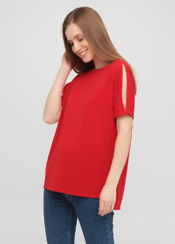 Красная летняя блуза Ralph Lauren