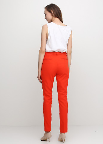 Оранжевые кэжуал летние зауженные брюки Gant