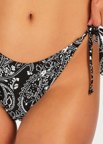 Черные купальные трусики-плавки турецкие огурцы Hunkemoller