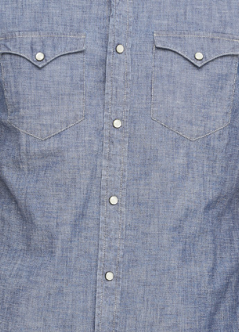 Синяя кэжуал рубашка с логотипом Ralph Lauren с коротким рукавом