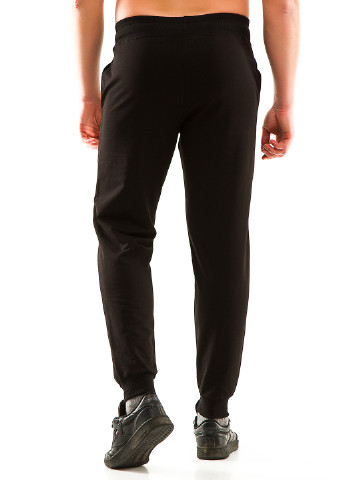 Черные спортивные демисезонные прямые брюки Demma