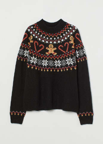 Чорний зимовий джемпер джемпер H&M