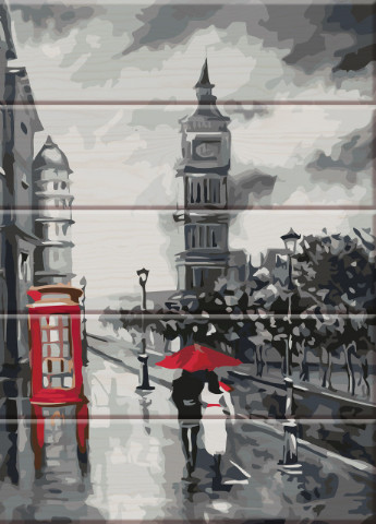 Картина по номерам на дереве "Старый Лондон" 30*40 см ArtStory (252265767)
