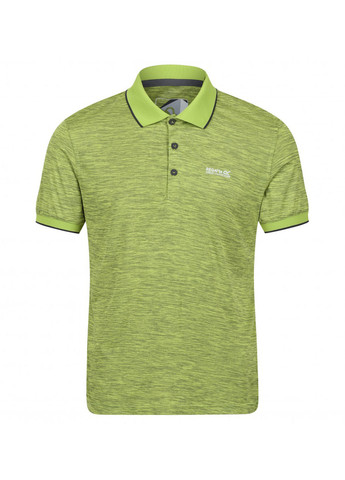 Зеленая мужская футболка поло Regatta меланжевая