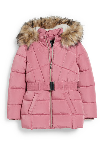 Рожева зимня куртка C&A