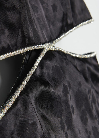 Черное кэжуал платье Reserved с цветочным принтом