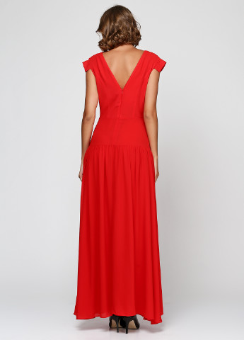 Красное вечернее платье Jarlo однотонное