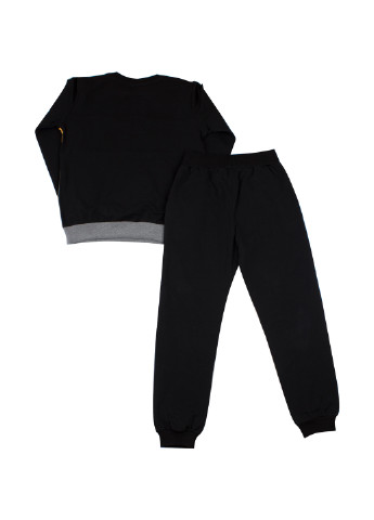 Черный демисезонный костюм (свитшот, брюки) брючный Breeze