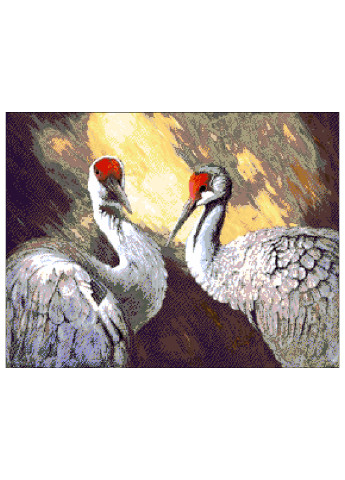 Набор для вышивания бисером Пара птиц 51х40 см Александра Токарева (252253074)