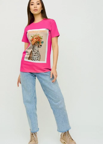 Футболка Boyfriend / air print / YAPPI - (237407622)