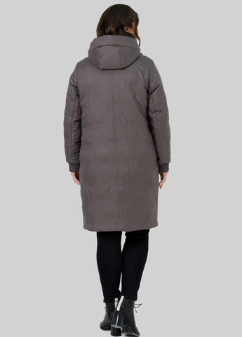 Кофейная зимняя куртка A'll Posa