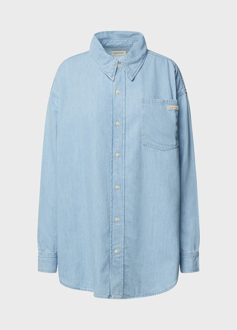 Светло-голубой джинсовая рубашка меланж Calvin Klein Jeans