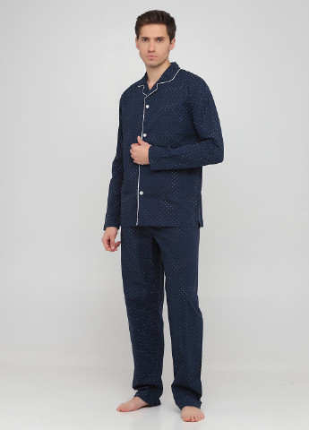 Темно-синий зимний костюм (рубашка, брюки) Christian Berg