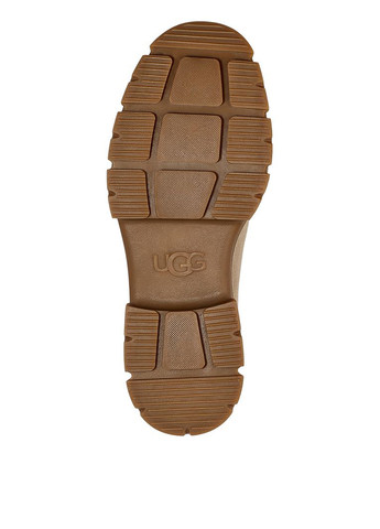 Осенние ботинки челси UGG с тиснением, с логотипом из натуральной замши, тканевые