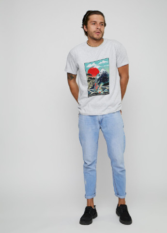 Сіра футболка чоловіча YAPPI