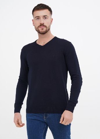Темно-синій демісезонний пуловер пуловер Conte of Florence