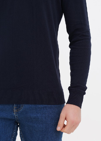 Темно-синій демісезонний пуловер пуловер Conte of Florence