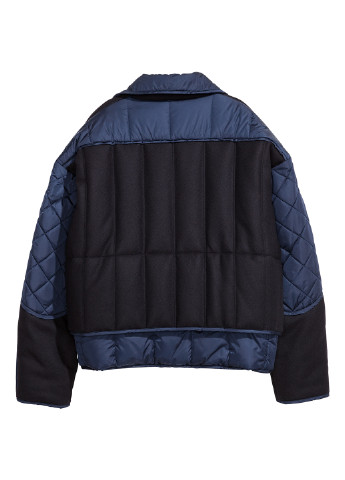 Темно-синяя зимняя куртка H&M Studio