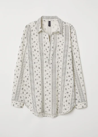 Белая блуза демисезон H&M