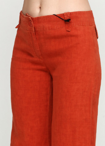 Оранжевые кэжуал демисезонные брюки Patrizia Pepe
