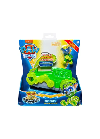 Щенячий патруль: спасательный автомобиль де-люкс с водителем Рокки (серия Мега щенки) SM16776 / 0750 Paw Patrol (255075798)