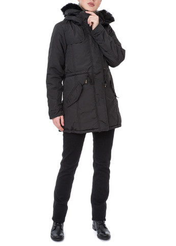 Черная демисезонная куртка Emoi