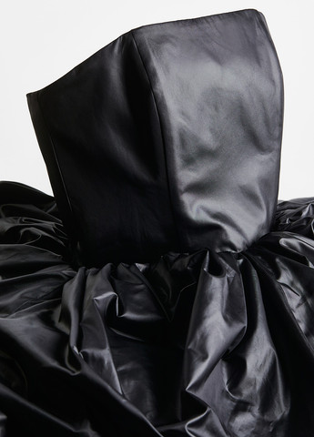 Чорна вечірня сукня бандо H&M Studio однотонна