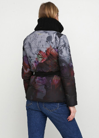 Темно-серая зимняя куртка двусторонняя Desigual