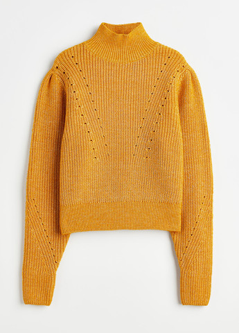 Желтый зимний светр зимовий H&M