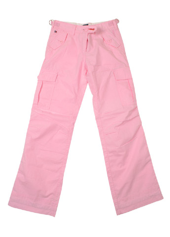 Розовые кэжуал летние прямые брюки Tommy Hilfiger
