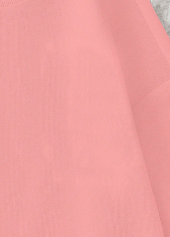 Розовый свитшот SHEIN новогодний без декора (334102151)