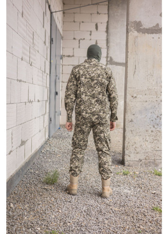 Оливковый (хаки) демисезонный мужской армейский костюм для всу (зсу) tactical тактическая форма пиксель светлый 52 размер 7070 Power