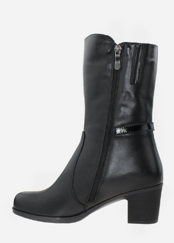 Осенние ботинки re32847 черный Elvix