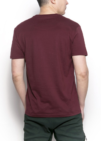 Бордовая футболка-поло для мужчин Gas однотонная