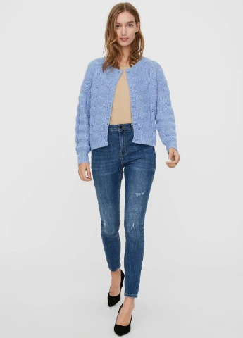 Светло-синий демисезонный кардиган Vero Moda
