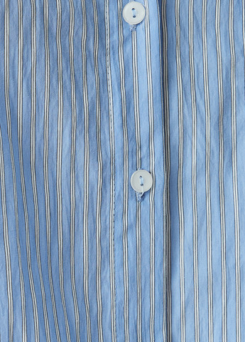 Голубой классическая, кэжуал рубашка в полоску KOTON